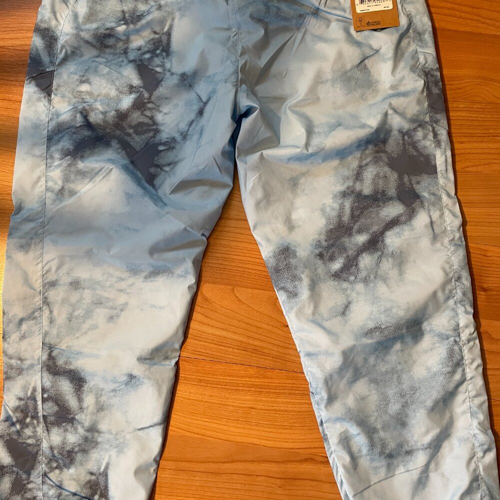 FIRM$. L NORTH FACE Hydrenaline 2000 Lounge Pants Taffeta Tie Dye Blue Women's - Picture 10 of 13